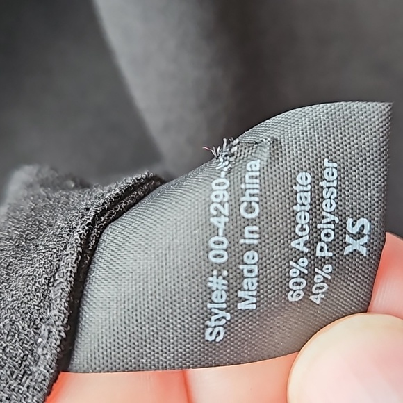 Jenni Kayne Black Crepe Tie Skirt XS - Picture 9 of 11